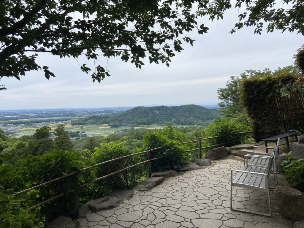 雨引山の展望スポット